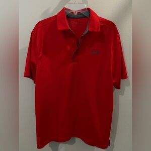 Under Armour Men's Polo Shirt in Red